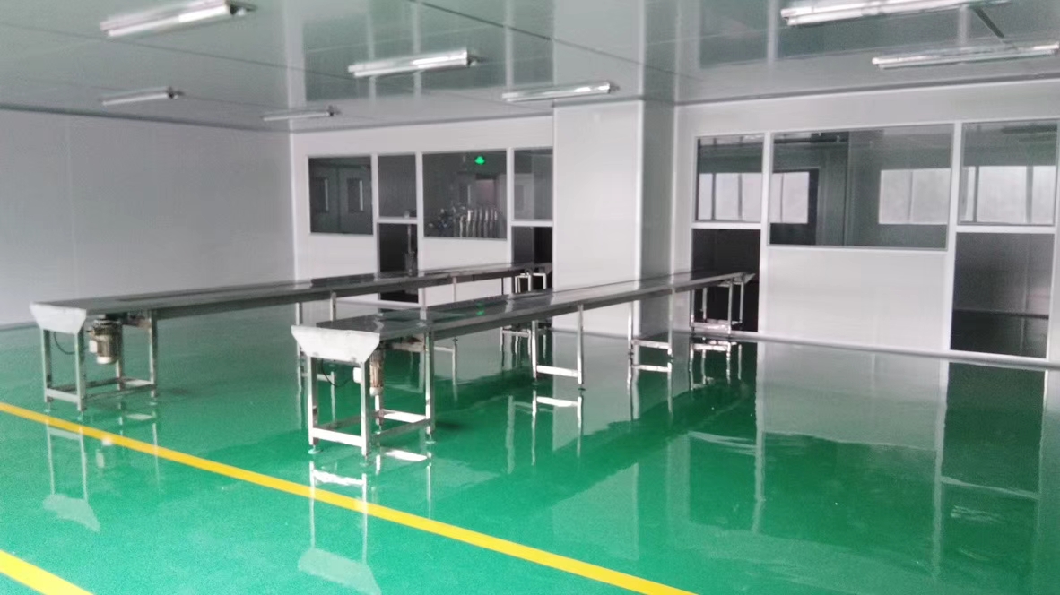 廣州某衛生用品凈化車間裝修工程 萬級無塵車間裝修(圖2)